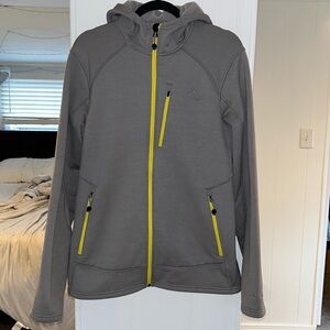Mens LL Bean polartec zip up fleece jacket
